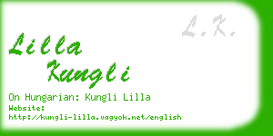 lilla kungli business card